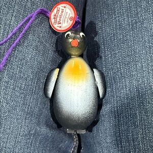 Steinbach Wooden Penguin Ornament